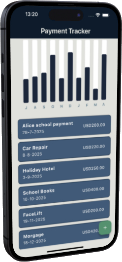 Payment Tracker App Screenshot